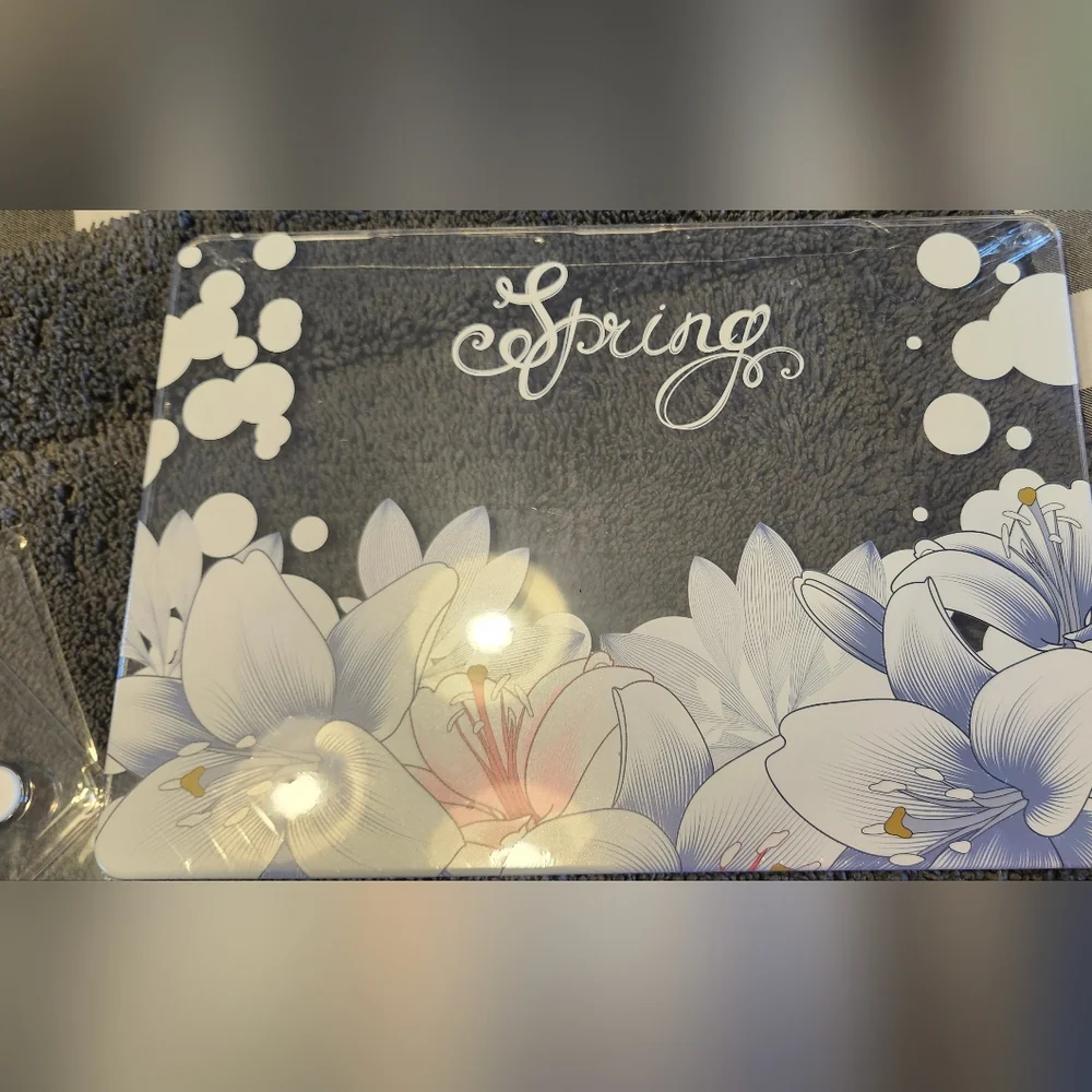 Clear Planner Cover with Textured Design